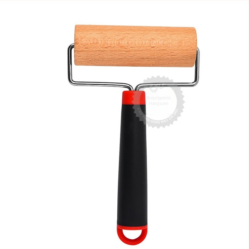 Ξύλινο ρολάκι ζύμης από Beech – χειρολαβές, για φύλλα ζύμης για dumplings, μοντέρνο μινιμαλιστικό στυλ