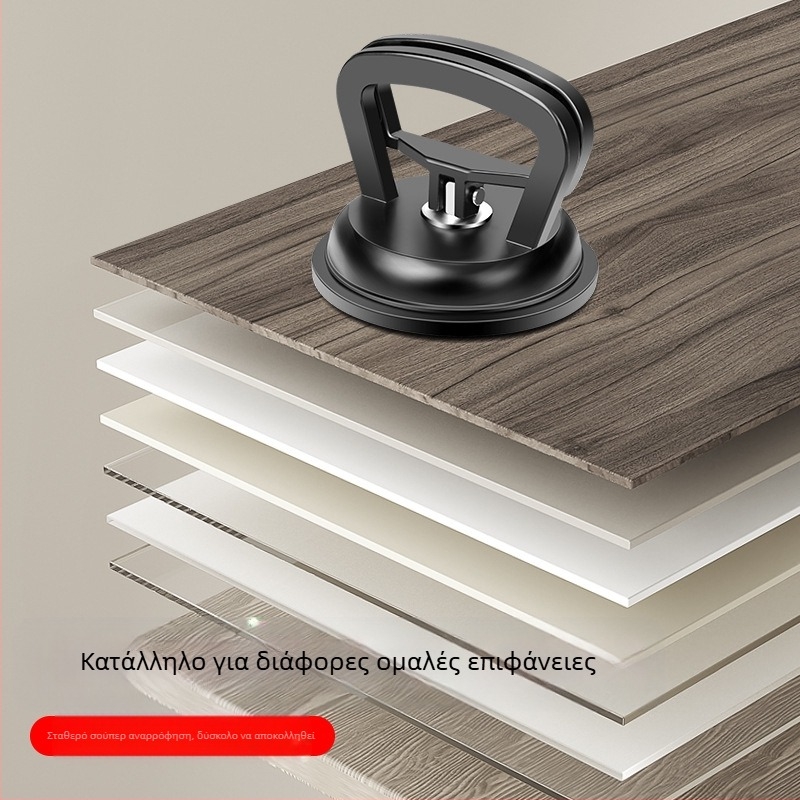 Βεντούζα από κράμα αλουμινίου για γυαλί με επιλογές 1/2/3 δακτυλίων για χειρισμό πλακιδίων — βαριά κατασκευή, ισχυρή αναρρόφηση