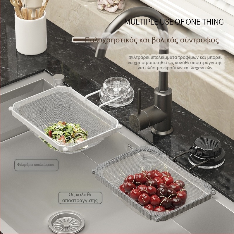 Φίλτρο νεροχύτη με βεντούζα για υπολείμματα — μεταλλοπλαστική κατασκευή, Dalin, 300 τεμάχια ανά κουτί, στυλ light luxury