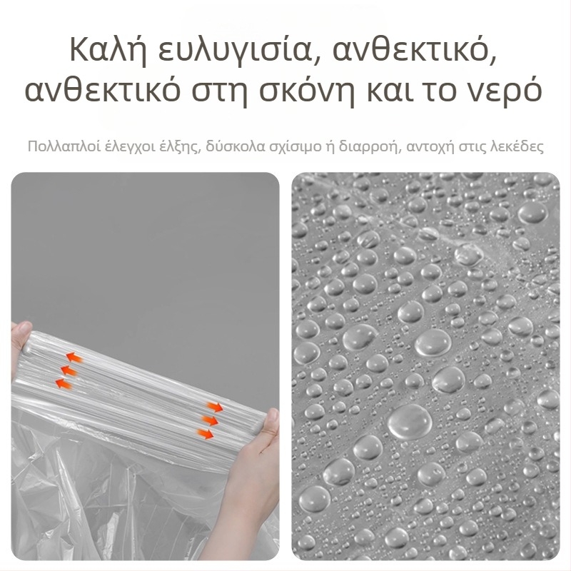 Κάλυψη καθίσματος αυτοκινήτου μίας χρήσης για προσθιούς και πίσω καθίσματα, σκόνη- και αδιάβροχες, 100% πρωτογενές πλαστικό, τεχνολογία φιλμ φουσκώματος