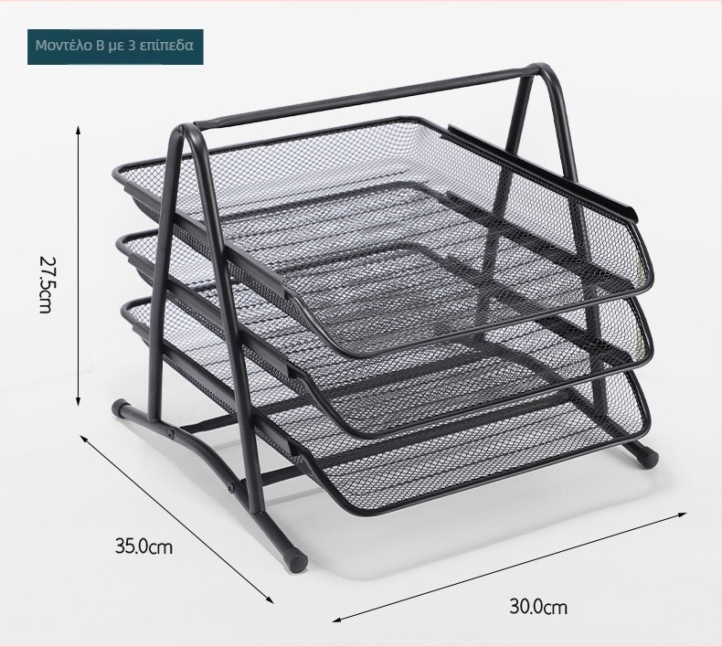 Μεταλλική στήλη αρχείων, 4 επίπεδα, μοντέλο CQY-2004-4, δυνατότητα παραμετροποίησης λογότυπου