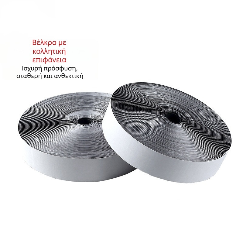 Μαγικός οργανωτής από νάιλον με βέλκρο, αυτοκόλλητος για ρούχα, οικιακά υφάσματα και βιομηχανική χρήση — χωρίς εμπορικό σήμα