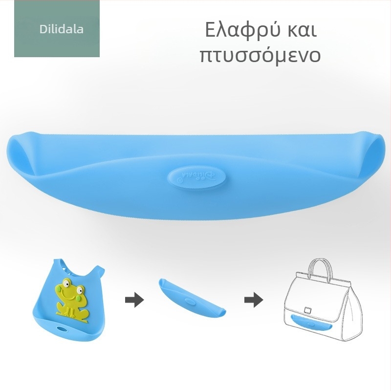 Μπιμπ από σιλικόνη για μωρά - τρισδιάστατο αδιάβροχο, υπερ-μαλακό, σιλικόνη κατάλληλη για τρόφιμα, εύκολο στον καθαρισμό