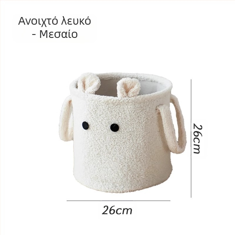 Καρτούν καλάθι αποθήκευσης ρούχων, φλανελ υλικό, για σαλόνι (0,3 kg)