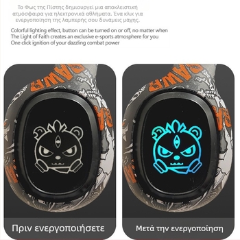 Ασύρματα ακουστικά για το κεφάλι με Bluetooth 5.3, εμβέλεια 10 μ, στερεοφωνικός ήχος, διάρκεια μπαταρίας 4–8 h