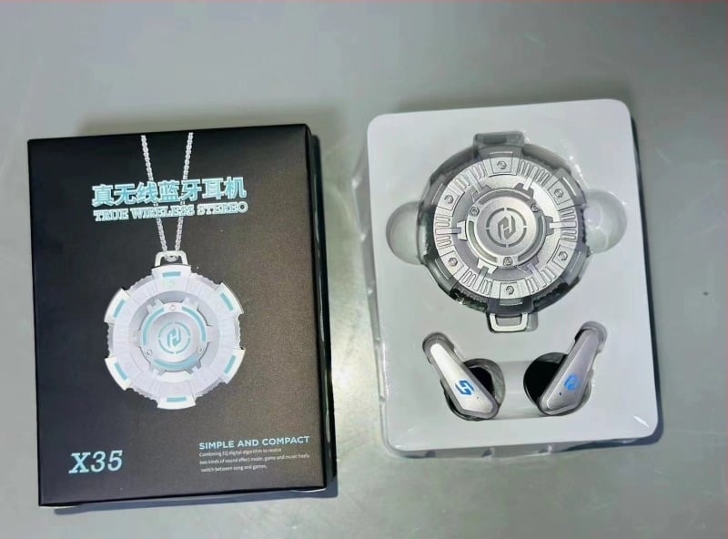 Ακουστικά Bluetooth Gaming 5.3, Χαμηλή Καθυστέρηση, IPX5 Αδιάβροχα, Εμβέλεια 10 μ, Αυτονομία 4–8 ωρών, Μοντέλο X35