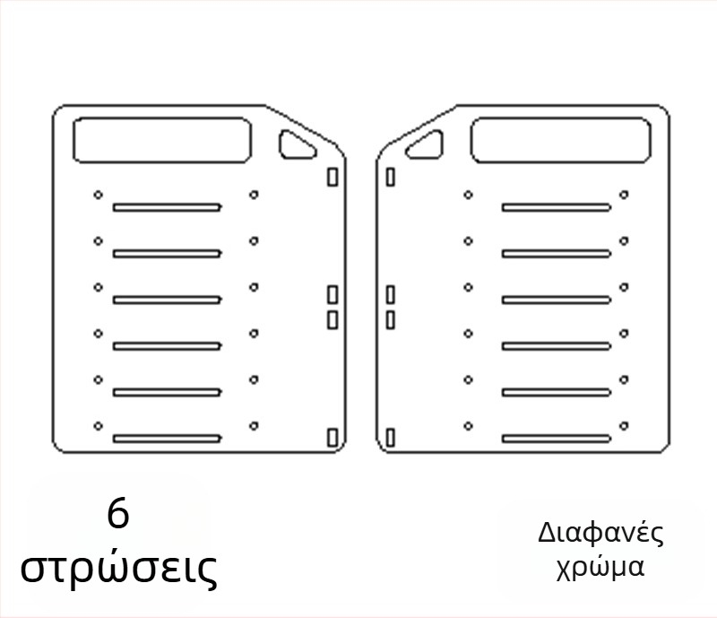 Ακρυλικός επιτραπέζιος εξωτερικός κλωβός HDD με διαφανές περίβλημα και ταψί