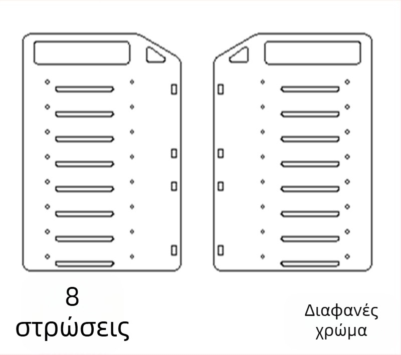 Ακρυλικός επιτραπέζιος εξωτερικός κλωβός HDD με διαφανές περίβλημα και ταψί
