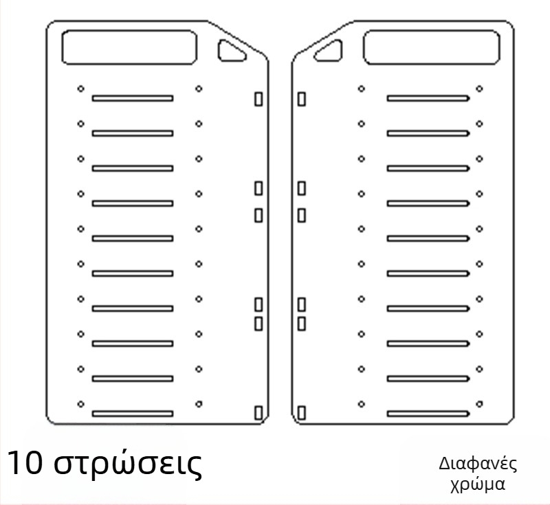 Ακρυλικός επιτραπέζιος εξωτερικός κλωβός HDD με διαφανές περίβλημα και ταψί