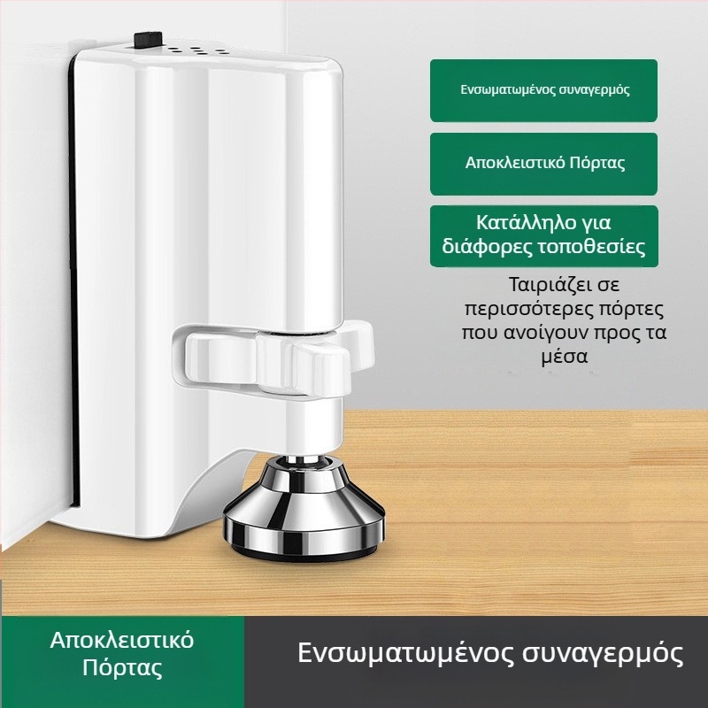 Περιοριστής πόρτας MD-BJ01H με χειροκίνητο έλεγχο, εγκατάσταση στο δάπεδο, κράμα αλουμινίου, συναγερμός κατά κλοπής και σύγκρουσης