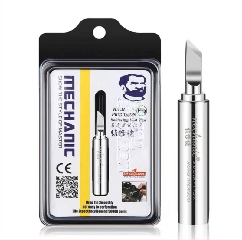 Άκρη συγκόλλησης 936A χωρίς μόλυβδο, με καμπύλο άκρο, χαλκός χωρίς οξείδωση, για επισκευές κινητών τηλεφώνων