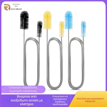 Βούρτσα σωλήνων από ανοξείδωτο χάλυβα, μάρκα Ruili, 300 τεμάχια ανά κουτί, κυκλοφόρησε το 2023.