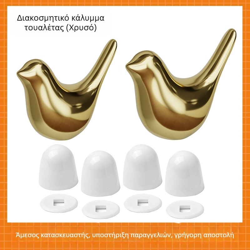 Parson Κάλυμματα βιδών λεκάνης – κεραμικά ABS, σετ αξεσουάρ τουαλέτας, χύτευση με έγχυση, χειροκίνητη εγκατάσταση