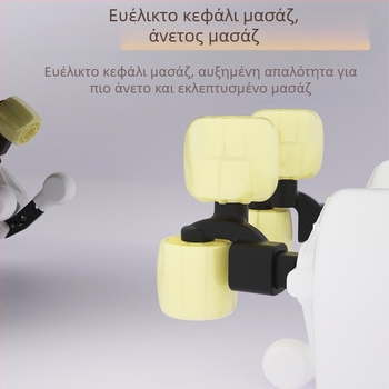 RN01 Μασάζερ τραπεζοειδούς μυ, ώμος και λαιμός – 6 κεφαλές, επαναφορτιζόμενος, υπέρυθρη φυσιοθεραπεία, 3η ταχύτητα, χρονομετρητής