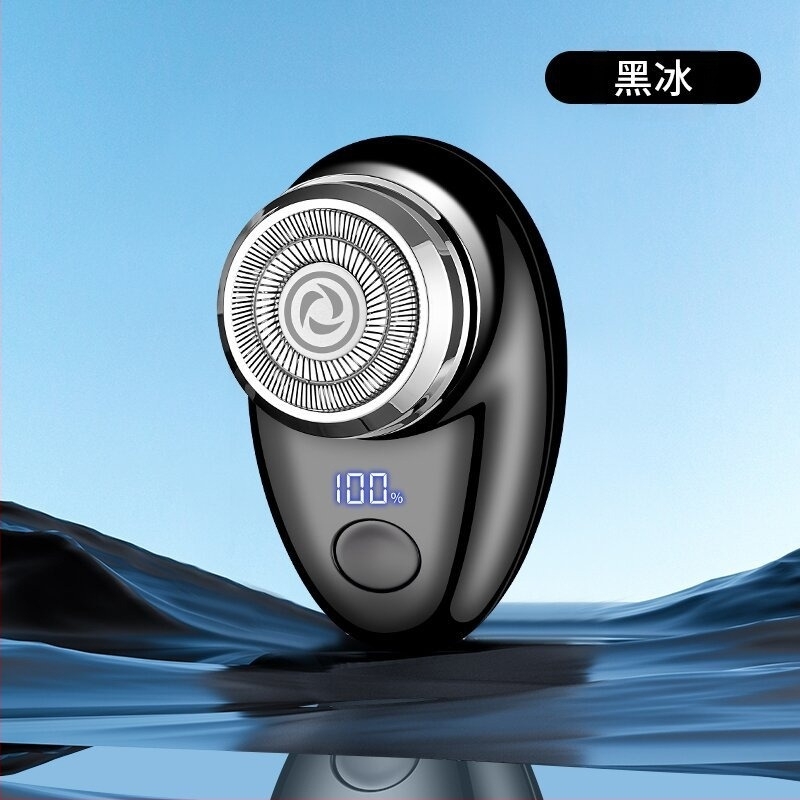 FH061-2 Φορητός ηλεκτρικός ξυριστήρας με 1 περιστρεφόμενη κεφαλή, LED οθόνη, αποσπώμενη πλενόμενη κεφαλή, ενσωματωμένη μπαταρία, αυτονομία 40 λεπτών