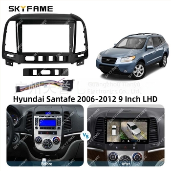 Πλαίσιο Android με μεγάλη οθόνη για Hyundai Santa Fe 2006-2012 – SKYFAME, πλαστική κατασκευή, 12V