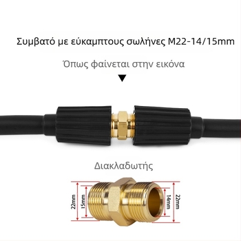 Συναρμολόγηση σωλήνα υψηλής πίεσης για μηχανές καθαρισμού — PH0622-5M22C, Αξεσουάρ μηχανών καθαρισμού, Xiong Wei