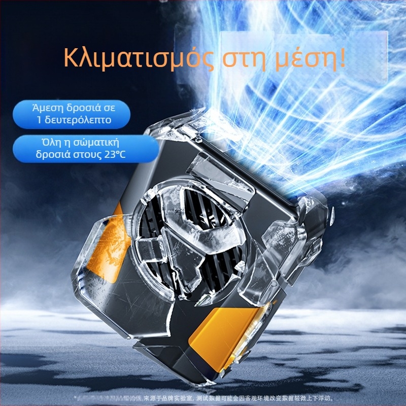 Φορητός ανεμιστήρας ζώνης για αθλητισμό, USB τροφοδοσία, κινητήρας χωρίς ψήκτρες, 3 ταχύτητες, θόρυβος 36–45 dB, 5V 3W, ενσωματωμένη μπαταρία 2000–4000 mAh