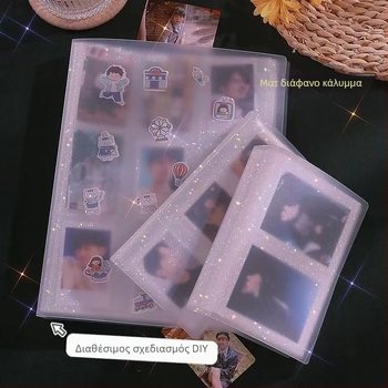 3-ίντσών Polaroid άλμπουμ φωτογραφιών με φερμουάρ, φάκελος αποθήκευσης φωτογραφιών και εισιτηρίων/καρτών, άλμπουμ ειδώλων