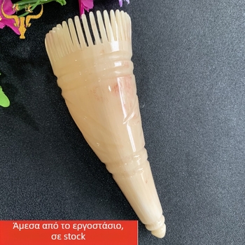 Χτένα μασάζ μαλλιών από κέρατο με μυτερή άκρη, μάρκα Weida, κατάλληλη υγιεινό μασάζ κεφαλής