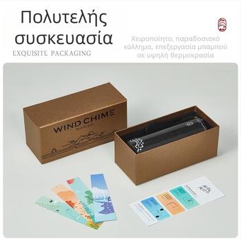 Μεταλλικά κρεμαστά καμπανάκια ανέμου, εννιά νότες, συμφωνία τεσσάρων εποχών, θεραπευτικοί ήχοι, ρετρό ιαπωνικός σχεδιασμός, εξωτερικός κρεμαστός διακοσμητικός, δώρο