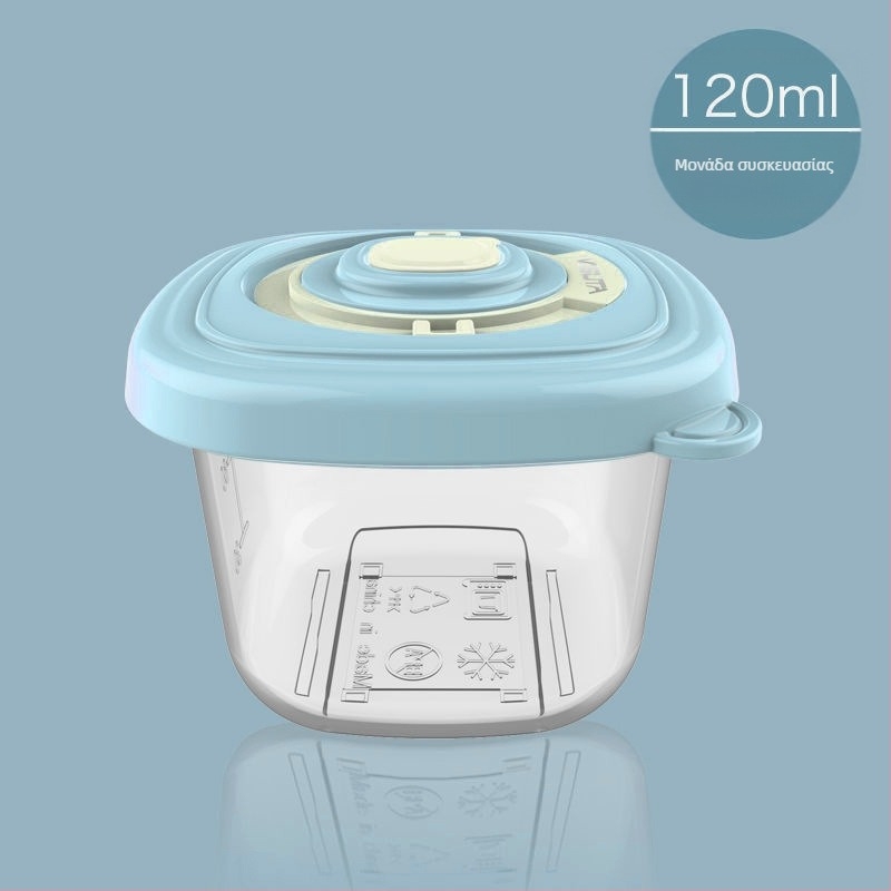 MISUTA Chrono Κουτί για Συμπληρωματική Διατροφή Μωρών – 6 τεμάχια, PP Σετ Πιάτων με Διαμερίσματα, για μωρά άνω των 3 μηνών