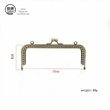 Yakai μεταλλική αγκράφα αποσκευών – μοτίβο λουλουδιού, μεταλλικό αξεσουάρ