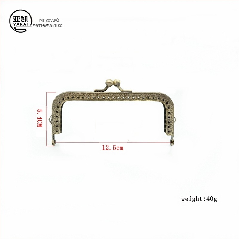 Yakai μεταλλική αγκράφα αποσκευών – μοτίβο λουλουδιού, μεταλλικό αξεσουάρ