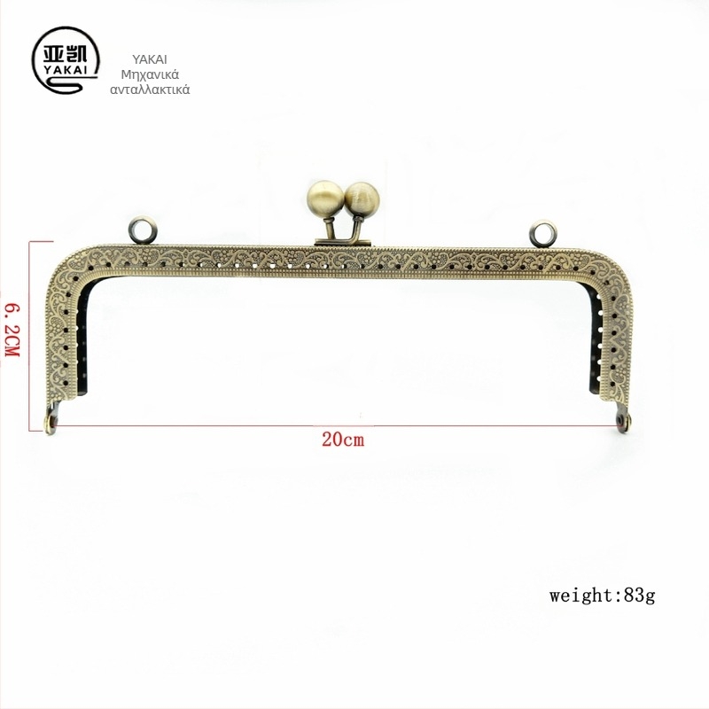 Yakai μεταλλική αγκράφα αποσκευών – μοτίβο λουλουδιού, μεταλλικό αξεσουάρ