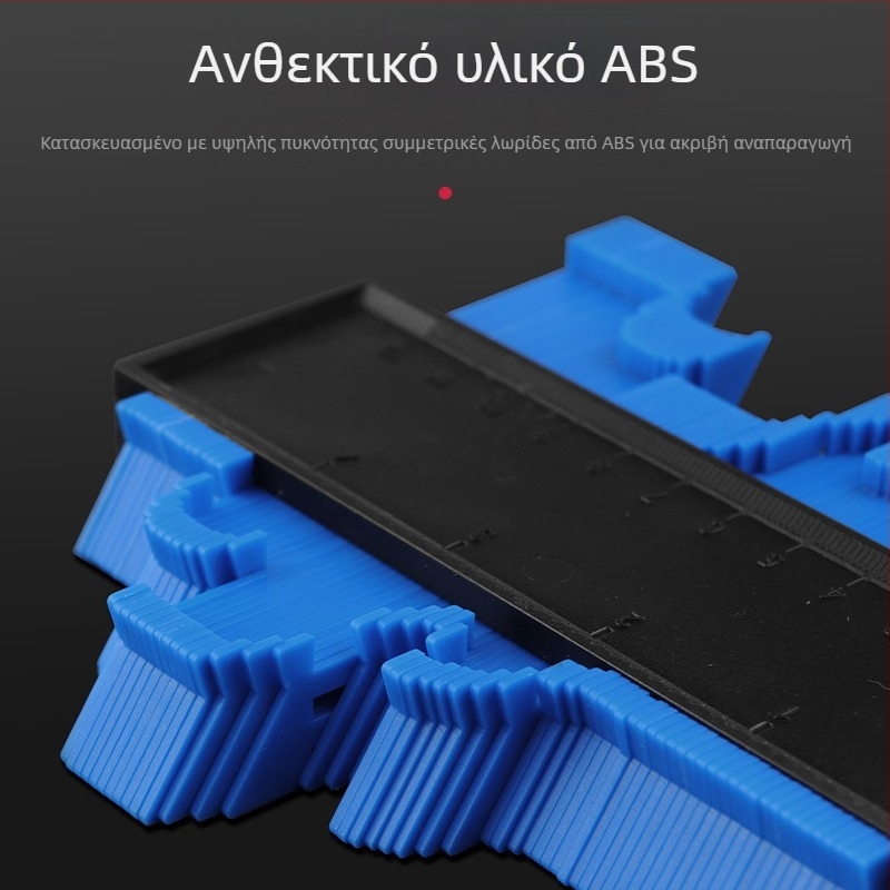 Joist μετρητής προφίλ με ακανόνιστο περίγραμμα, καμπύλο σχήμα τόξου και κλίμακα ραδίαν