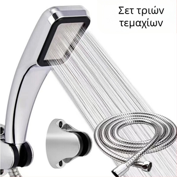 Ντους κεφαλής με 300 οπές, κυκλικό ABS, εγκατάσταση στον τοίχο, UV επίστρωση, 0–90°C λειτουργίας