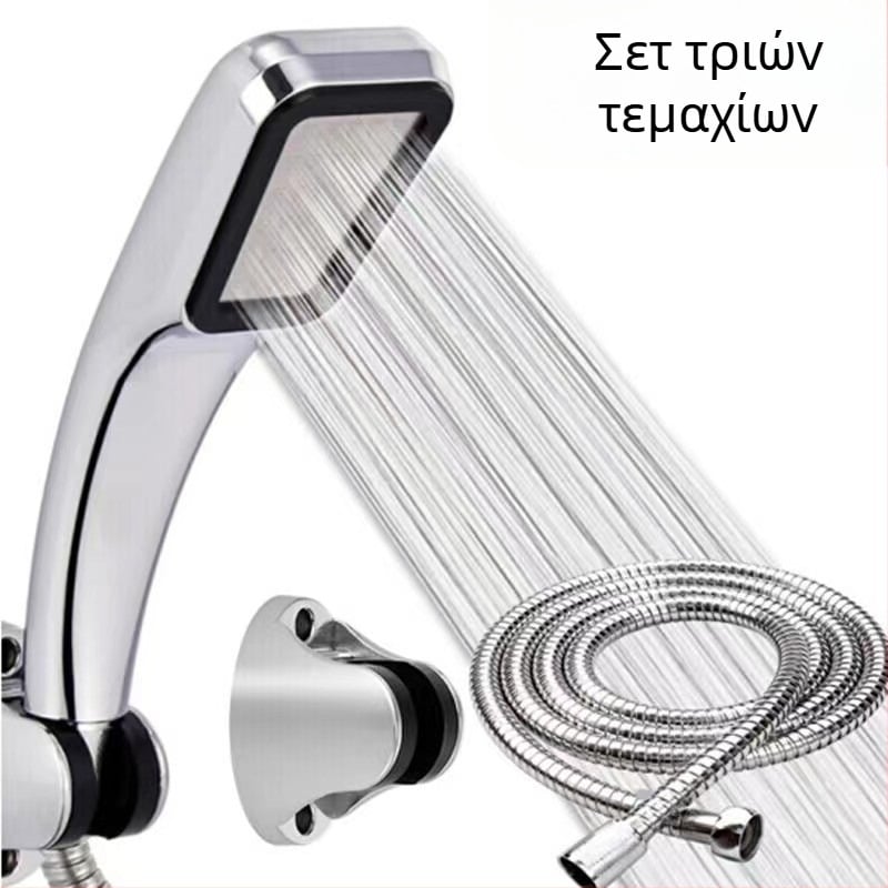 Ντους κεφαλής με 300 οπές, κυκλικό ABS, εγκατάσταση στον τοίχο, UV επίστρωση, 0–90°C λειτουργίας