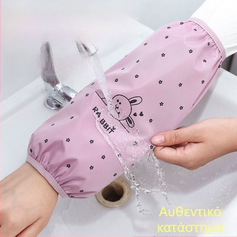 PVC προστατευτικά μανίκια κατά της μόλυνσης, σχεδιασμός εμπνευσμένος από χωρίς-μανίκια ποδιά, μοντέρνο μινιμαλιστικό στιλ, για ενήλικες