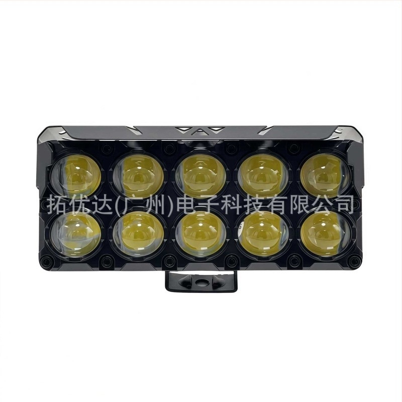 BT διπλής σειράς LED προβολέας για μοτοσικλέτα, 10W, 12-80V, 8000lm, 3000K/6500K