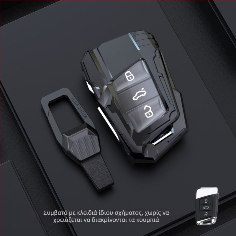 Θήκη κλειδιού Volkswagen – ψευδάργυρη κράμα, Rui Teng; συμβατό με Magotan, Sagitar, Passat, Tiguan L, Bora, CC, Ling Du, Lang Yi