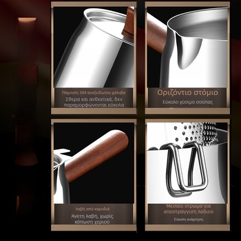 Τηγάνι από καρυδιά και 304 ανοξείδωτο χάλυβα με μόνωση, με καλαθάκι τηγανίσματος και καπάκι από 304 χάλυβα, εξωτερικό φριτέζ με σύνθετο πάτο, για τηγάνισμα και διήθηση, μοντέρνο μινιμαλιστικό στυλ