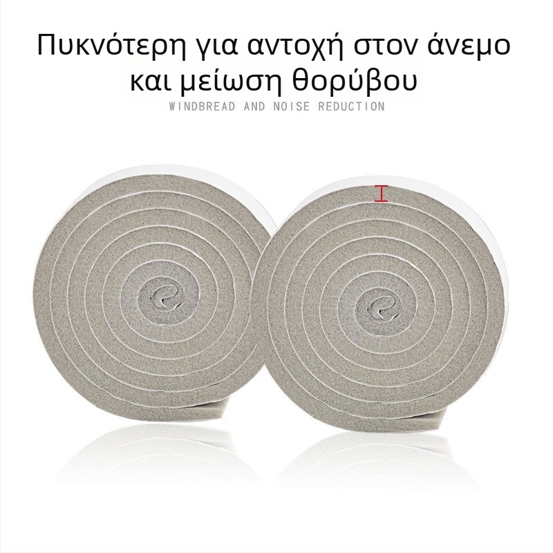 Ταινία σφράγισης παραθύρων με αυτοκόλλητο σφραγιστικό από αφρώδες υλικό, μάρκα Yinuo Technology, για παράθυρα, μοντέλο Door and Window Sealing Strip Sponge Self-Adhesive, υψηλή θερμική αντίσταση