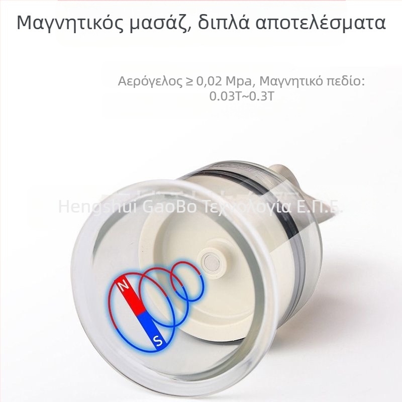 Συσκευή κουπινγκ – χειροκίνητος σχεδιασμός, μονό κύπελλο, αρνητική πίεση κενού, μαγνητική θεραπεία, μη γυάλινο υλικό, για Παραδοσιακή Κινέζικη Ιατρική