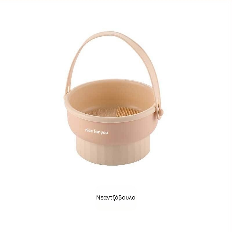 FLD Σιλικονούχο Κουτί Καθαρισμού Πινέλων Μακιγιάζ – Μοντέλο Κυκλικό/Ορθογώνιο, Προέλευση Yiwu, Πλύσιμο Πινέλων, Αποθήκευση & Στέγνωμα Πούδρας, Με διάρκεια ζωής 5 ετών