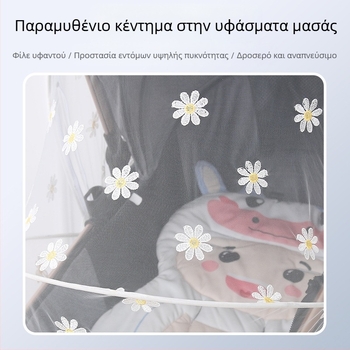 Δίκτυ προστασίας από κουνούπια για καρότσι μωρού, πτυσσόμενο, πλήρους κάλυψης, αντι-κουνούπια, πλαστικός σκελετός