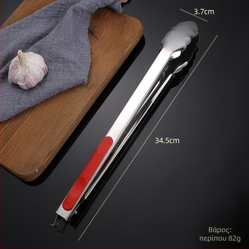 Τσιμπίδες φαγητού - Ανοξείδωτο ατσάλι 201, Πολυλειτουργικές, Αντιολισθητικές, Ανθεκτικές σε υψηλές θερμοκρασίες, Ανθεκτικές στη διάβρωση