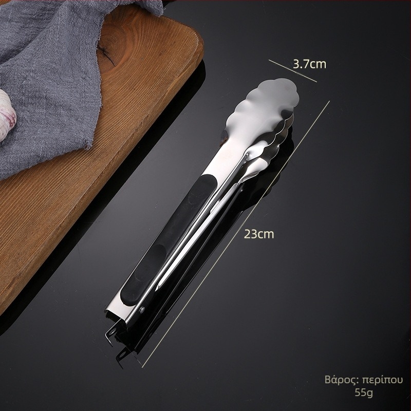 Τσιμπίδες φαγητού - Ανοξείδωτο ατσάλι 201, Πολυλειτουργικές, Αντιολισθητικές, Ανθεκτικές σε υψηλές θερμοκρασίες, Ανθεκτικές στη διάβρωση