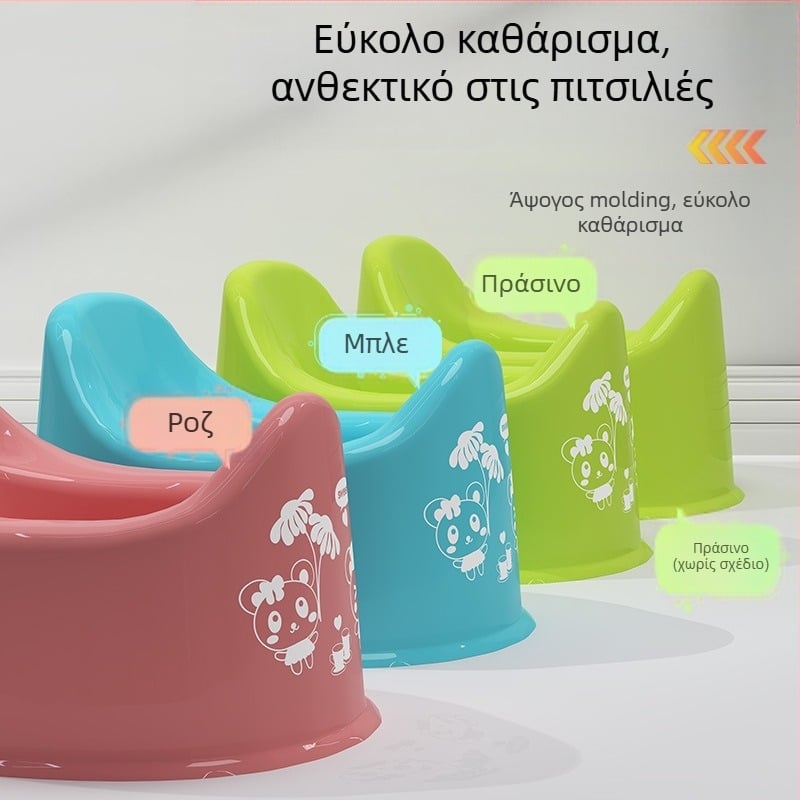 Φορητή παιδική τουαλέτα αυτοκινήτου με ενσωματωμένη εκπαίδευση – πλαστικό, μάρκα Ruilin, προέλευση Taizhou, συσκευασία 50 ατομικά σακουλάκια σε μεγάλη συσκευασία