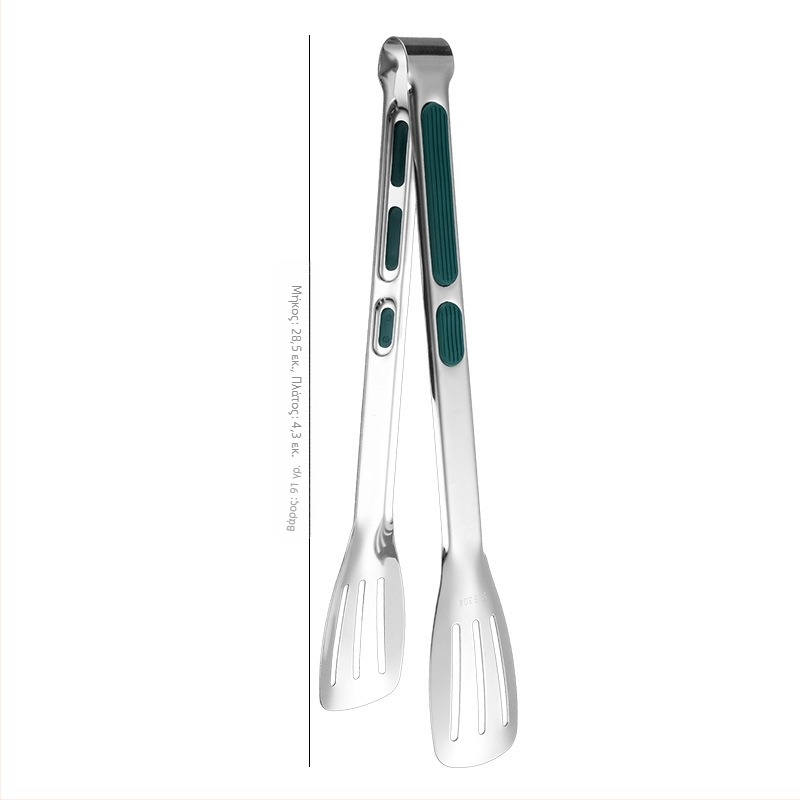 Κλιπ φαγητού από ανοξείδωτο χάλυβα 304 με αντιολισθητική λαβή, αντοχή σε υψηλές θερμοκρασίες, προστασία από οξείδωση και εγκαύματα, κλιπ μπουφέ