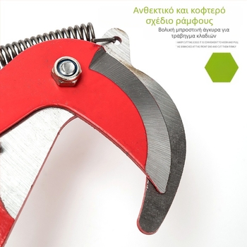 Ψαλίδι κλαδιών με τηλεσκοπική λαβή για υψηλά κλαδιά και συγκομιδή φρούτων