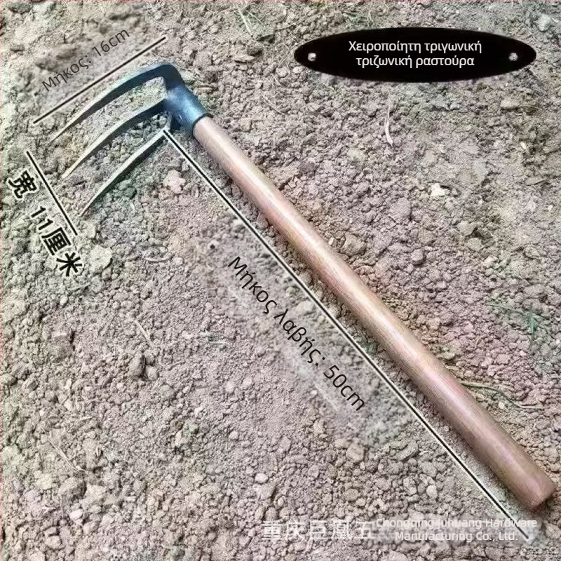 Φτυάρι κήπου με ξύλινη λαβή και κεφαλή από χυτό σίδηρο, Μοντέλο 773.2, για διαμόρφωση κήπων και φύτευση λαχανικών