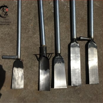 Σφυρηλατημένη λαβή από χάλυβα για δέντρα με δυνατότητες σκάλψίματος οπών, μεταφύτευσης, ανύψωσης φυτών και σκαψίματος ριζών