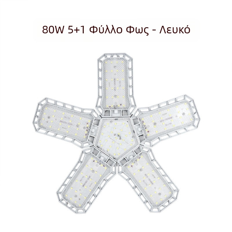 Αναδιπλούμενος LED λαμπτήρας, 85-265V, δέσμη 120°, ρυθμιζόμενος, B22/E27 υποδοχές, Μοντέλο CHX-YZD