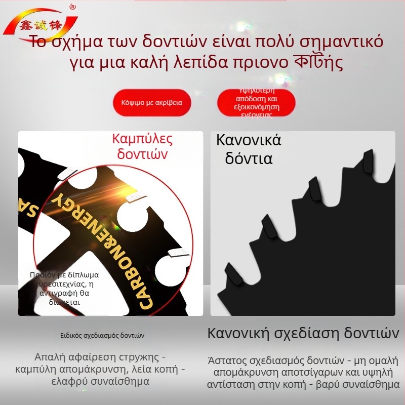 Δίσκος κοπής για ξύλο - κράμα, συμβατός με ηλεκτρικό κυκλικό πριονο, φορητός