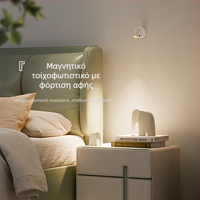 Φωτιστικό τοίχου σε στυλ Nordic, ABS σκιά και ABS σώμα, τάση έως 36V